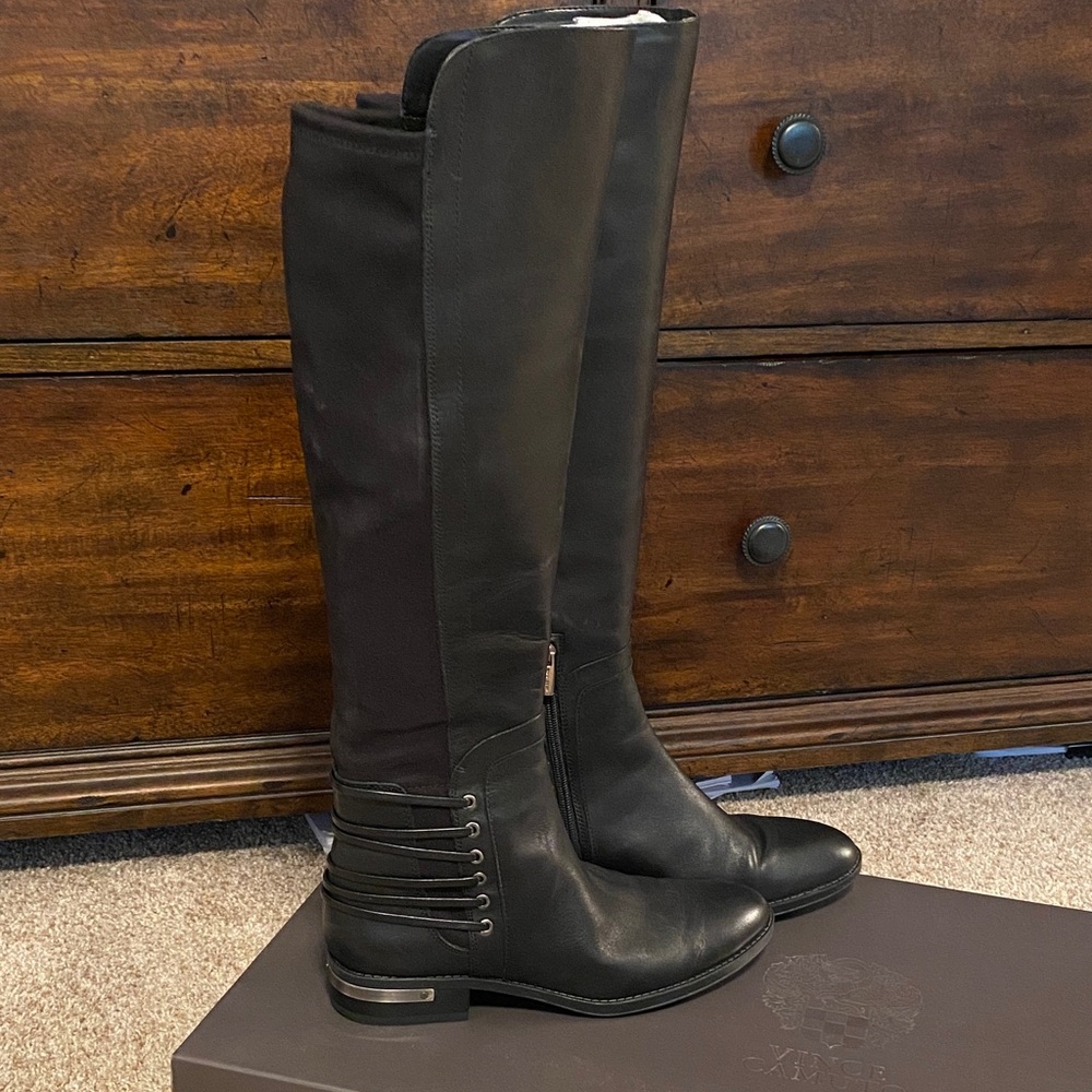 Vince Camuto Black Over the Knee Boots